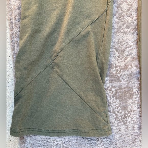 Women's Free People Pants Green Solid Bloomers Pocket S Wide Baggy Casual Chic - Picture 5 of 10